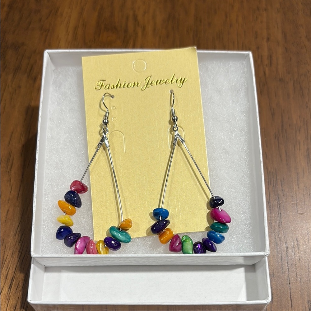 New earrings multi color